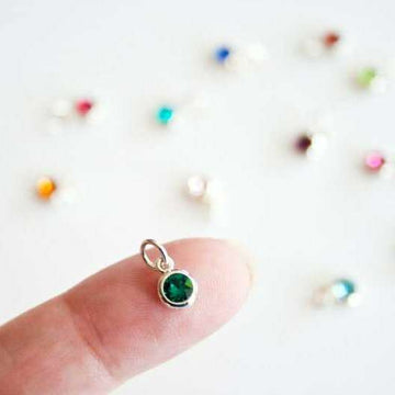 TINY Gold SWAROVSKI® BIRTHSTONE CRYSTAL Add-On!