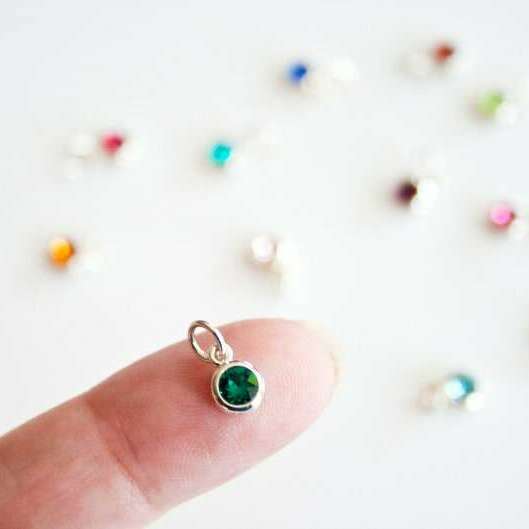 TINY Gold SWAROVSKI® BIRTHSTONE CRYSTAL Add-On!