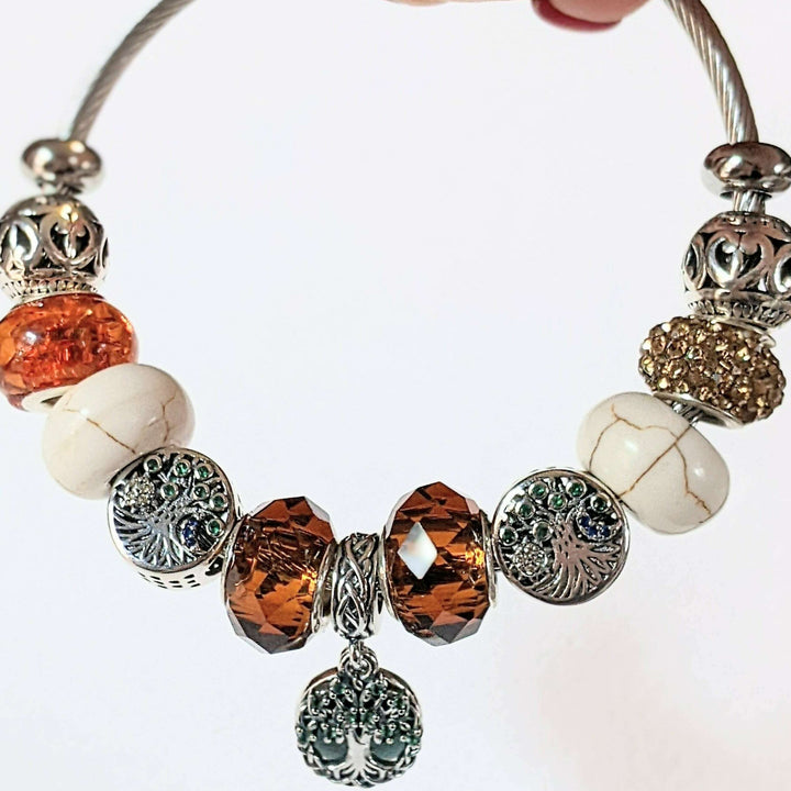 Tree of Life Euro Cuff Wrap Bracelet