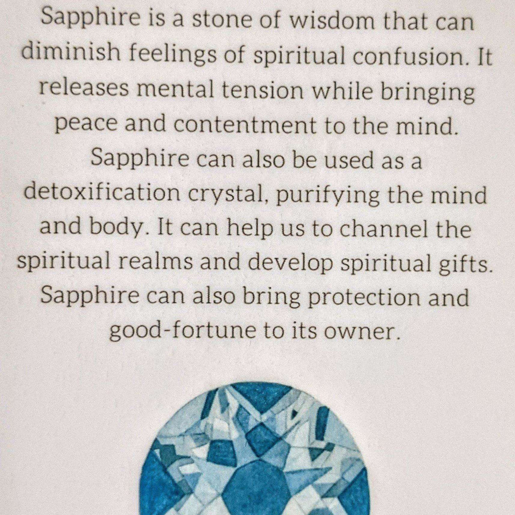 Blue Sapphire Gemstone Lava Bead Stretch bracelet-SEPTEMBER Birthstone