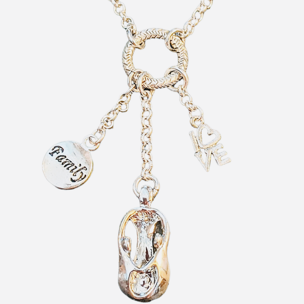 Mother's Necklace - Charm Keeper Necklace - 18-24 inch