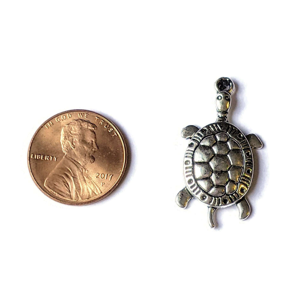 Silver Large Turtle/Tortoise Charm