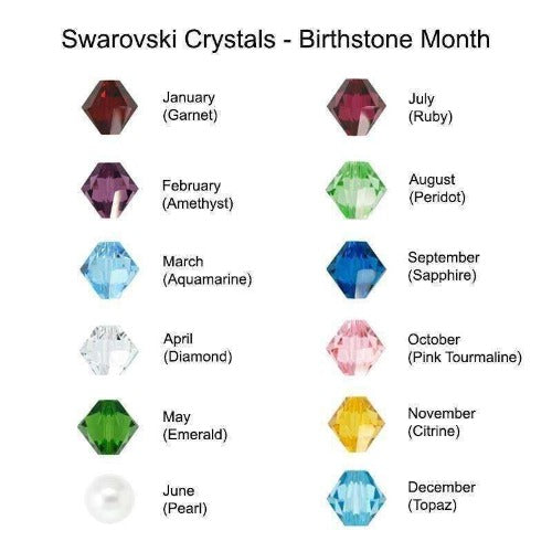 4mm SWAROVSKI® BIRTHSTONE CRYSTAL Add-On!