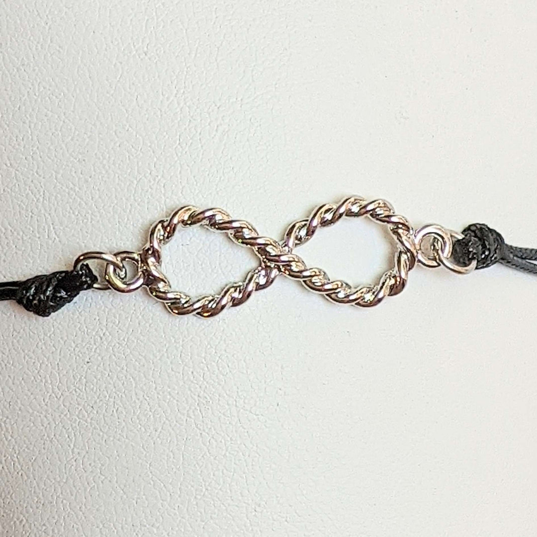 Twisted Eternity Waxed Cord surfer Bracelet