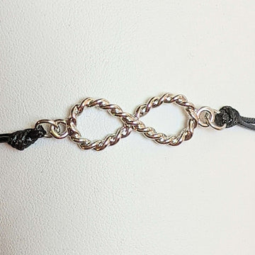 Twisted Eternity Waxed Cord surfer Bracelet