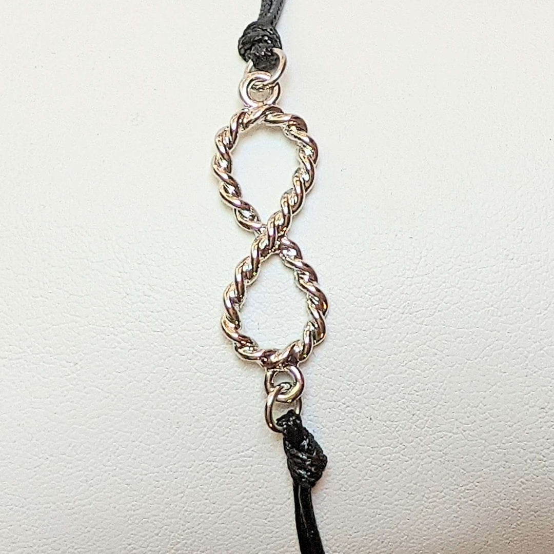 Twisted Eternity Waxed Cord surfer Bracelet