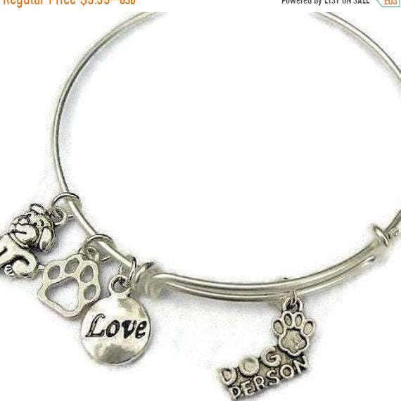 Dog Person Stainless Steel Wire BANGLE