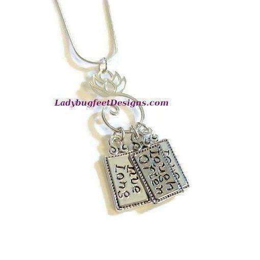Live Long, Laugh Often, Love Much Necklace, 24 inch