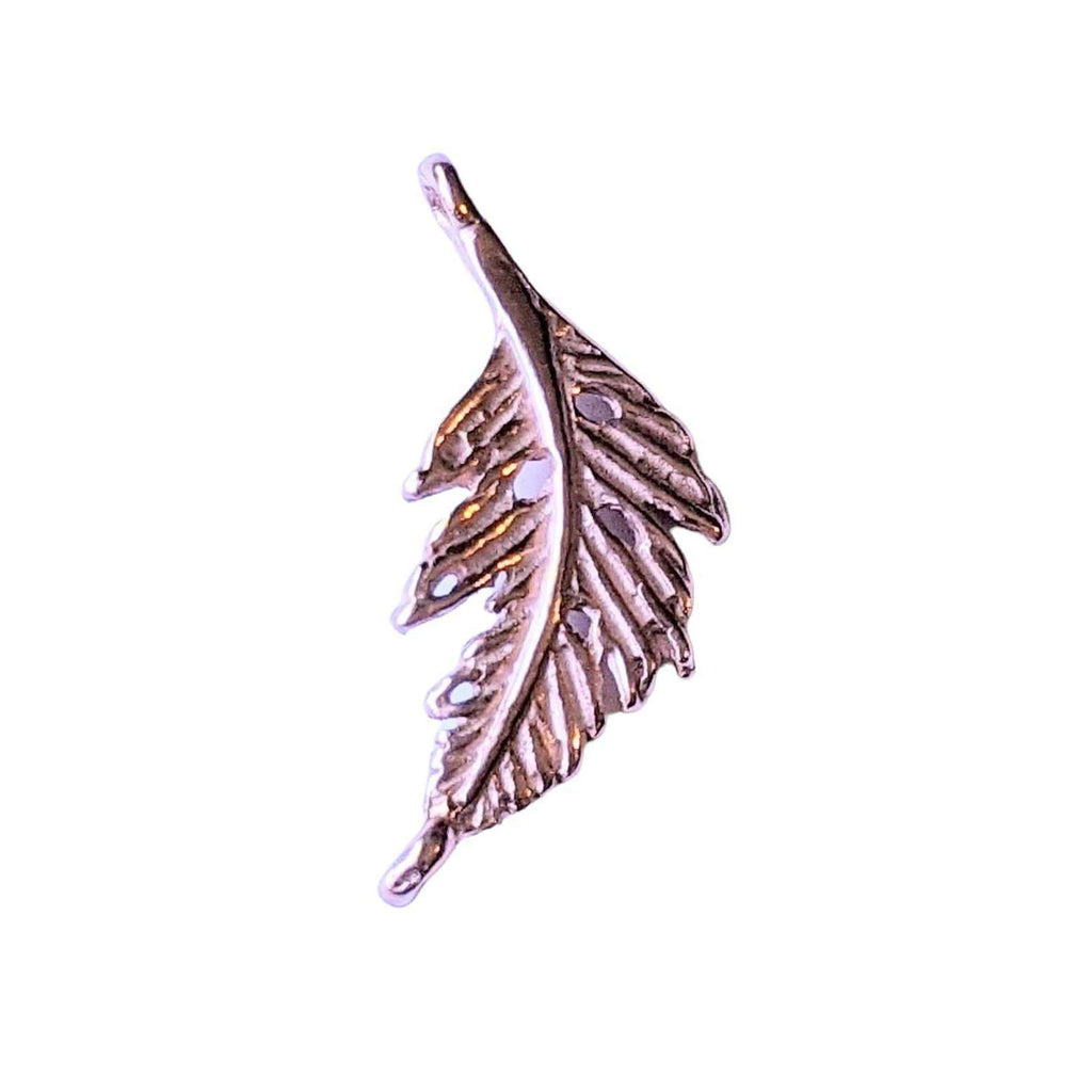 Rose Gold Fancy Feather Pendant