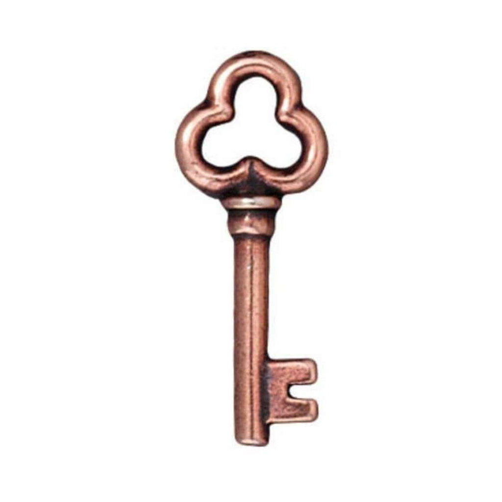 Antique Copper Small TierraCast® Key Charm