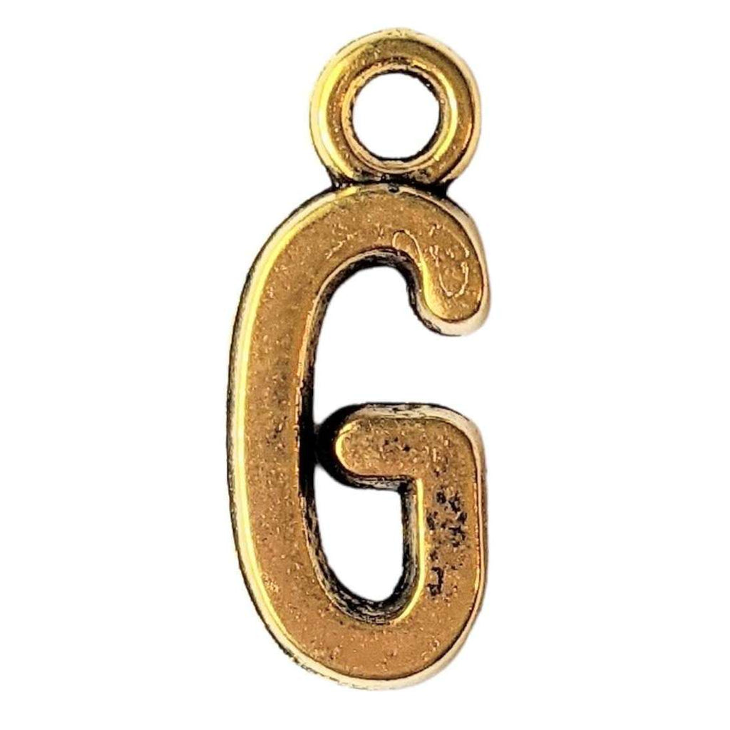 Gold Initial Charm - Letter G