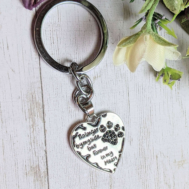 Pet Bereavement Heart Key Chain, Key Holder