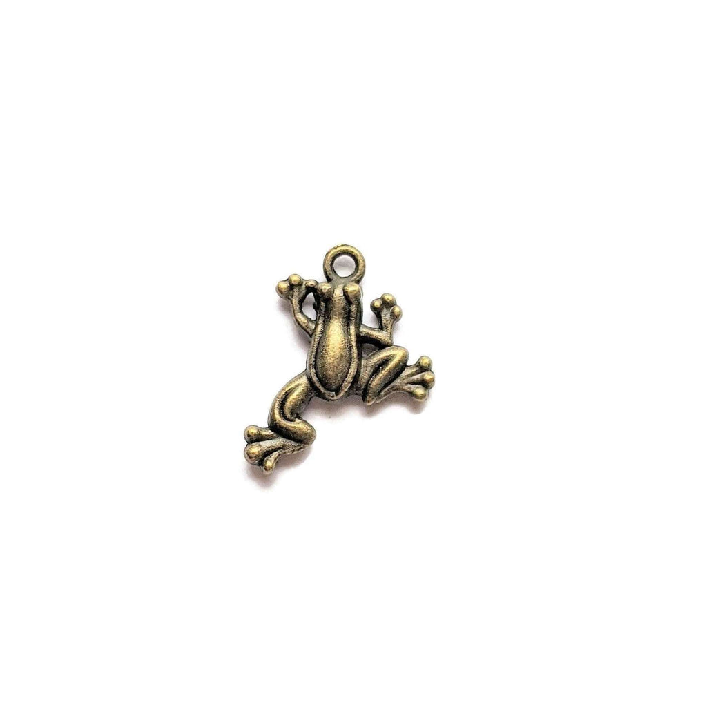 Antique Bronze Frog/Toad Charm
