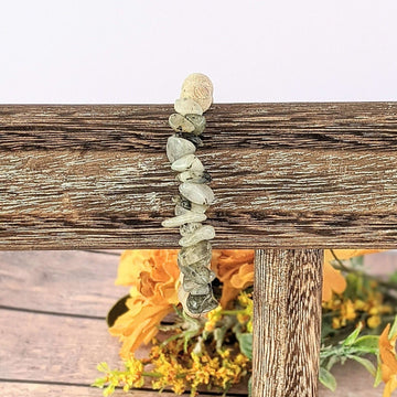 Natural Light Labradorite Gemstone Chip Diffuser Bracelet- Transformation Bracelet