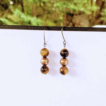 Golden Tiger's Eye Bracelet/Earring Set