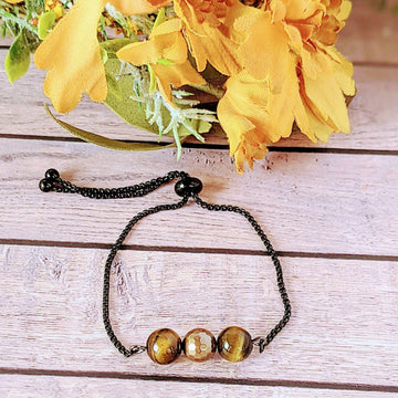 Golden Tiger's Eye Bracelet/Earring Set