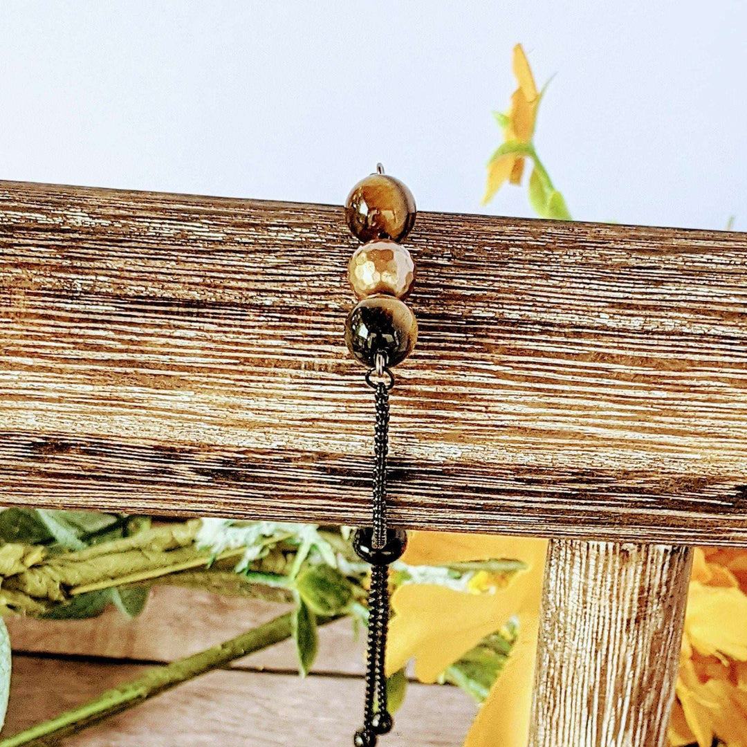 Golden Tiger's Eye Bracelet/Earring Set