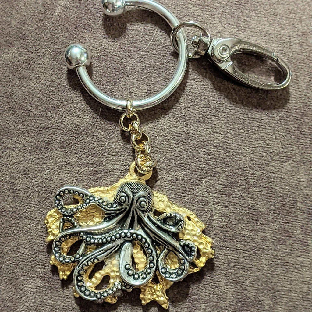 Octopus Key Chain, Purse Clip