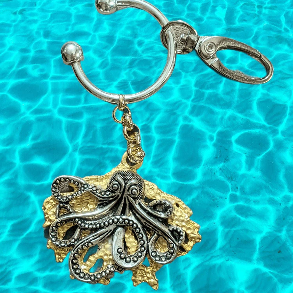 Octopus Key Chain, Purse Clip