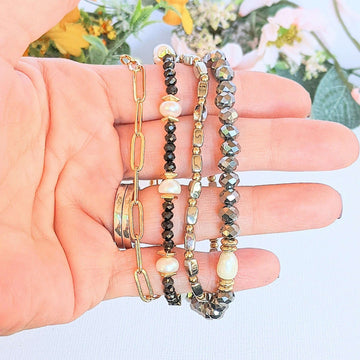 Elegant Energy Crystal Endless wrap bracelet