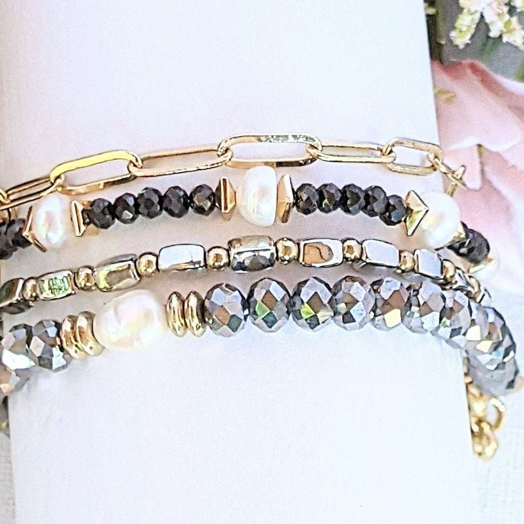 Elegant Energy Crystal Endless wrap bracelet