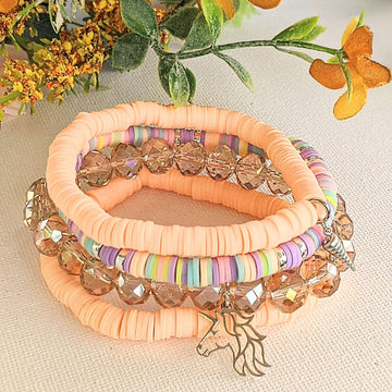 Unicorn Dream Stretch Bracelet Stack