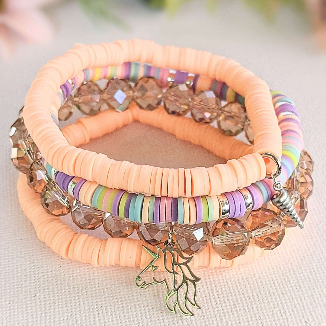 Unicorn Dream Stretch Bracelet Stack