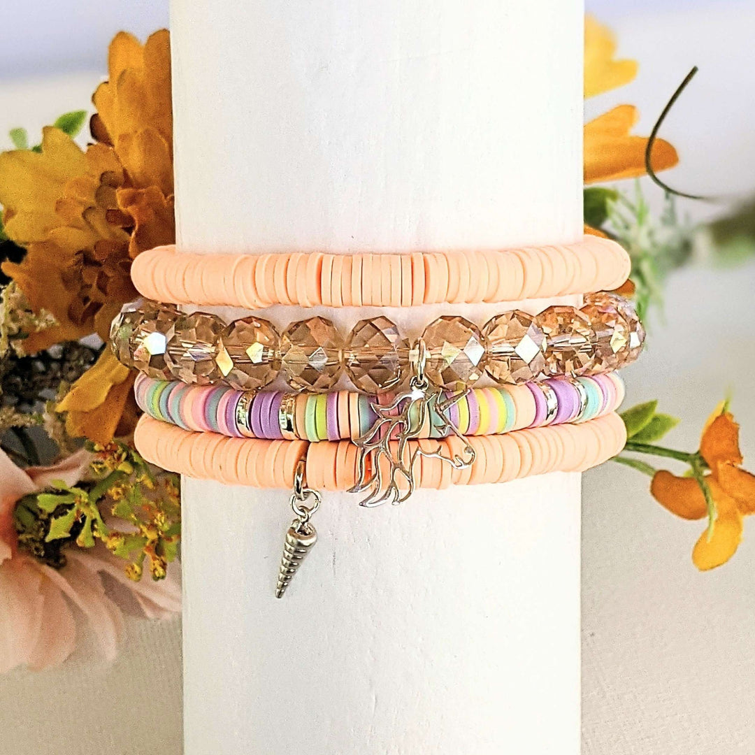 Unicorn Dream Stretch Bracelet Stack