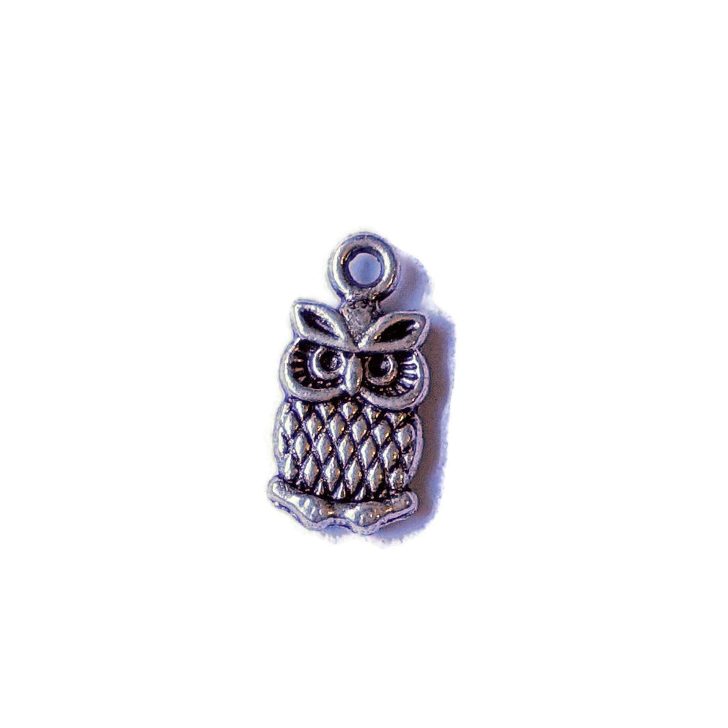 Silver Tiny Owl Charm