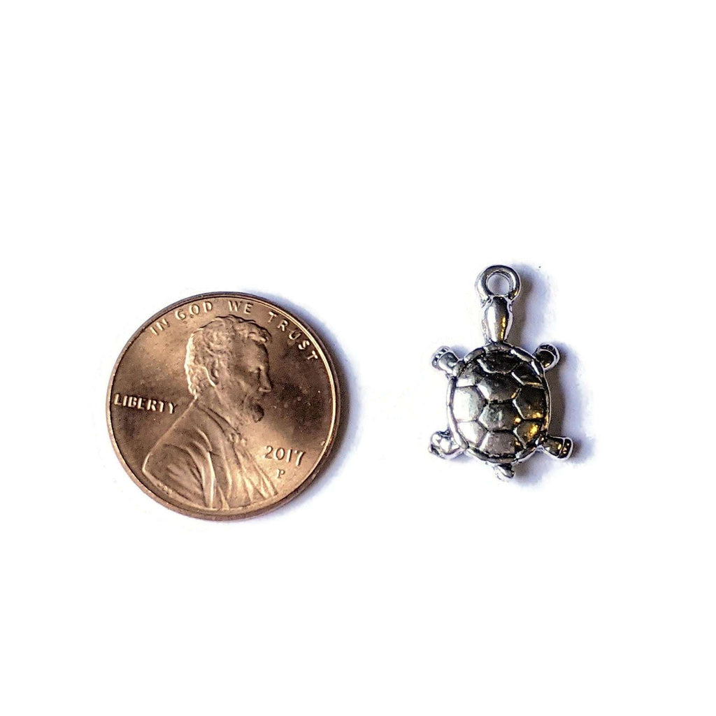 Silver Tiny Turtle/Tortoise Charm