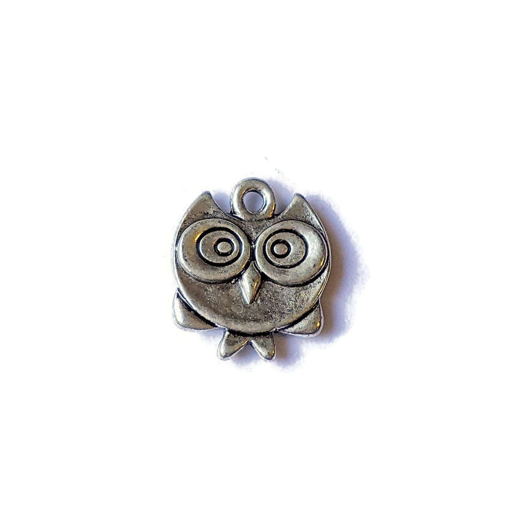 Silver Owl Charm