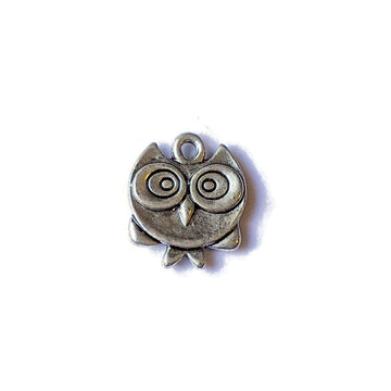 Silver Owl Charm