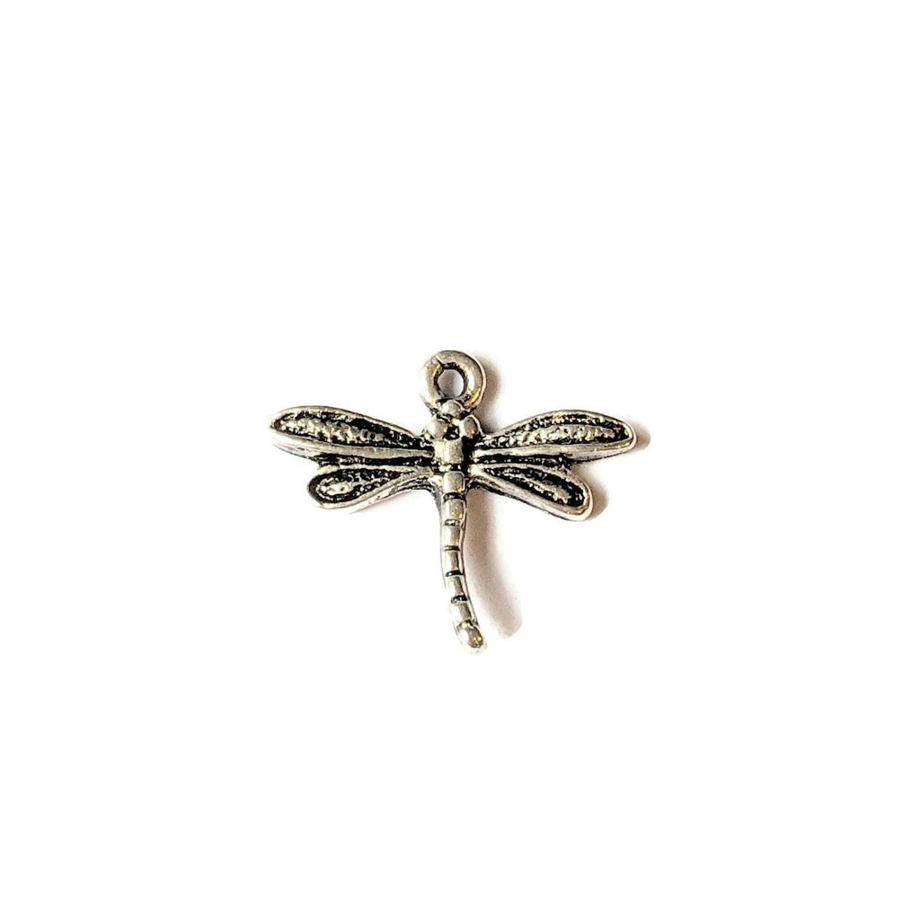 Silver Mini Dragonfly Charm IV