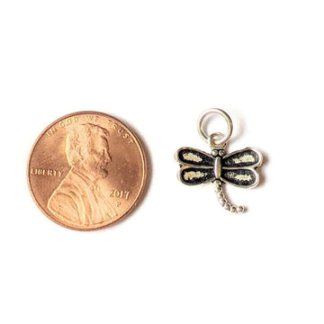 Silver MIni Dragonfly Charm II