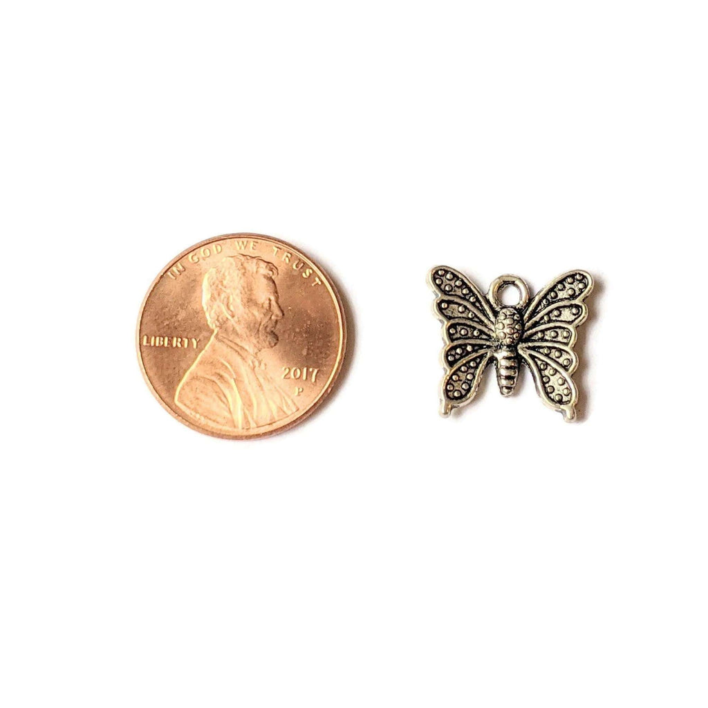 Silver Butterfly Charm II