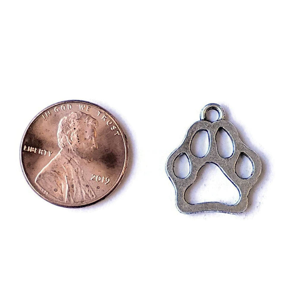 Large Dog/Cat Paw Print Charm