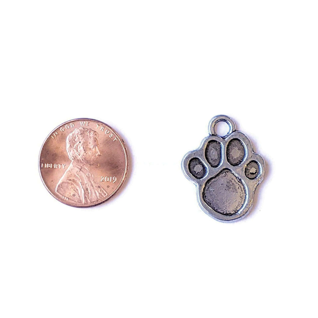 Dog/Cat Flat Paw Print Charm