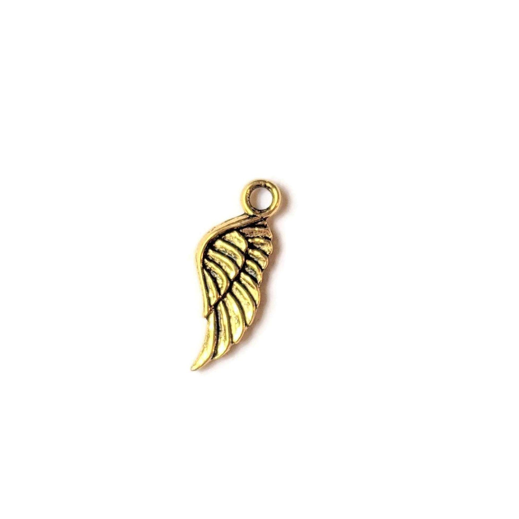 Gold Wing Charm