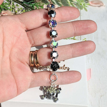 Bohemian Elastic Rope Crystal Beaded Bracelet Key Lock Bracelet Set - China  Bracelet and Beads Bracelet price