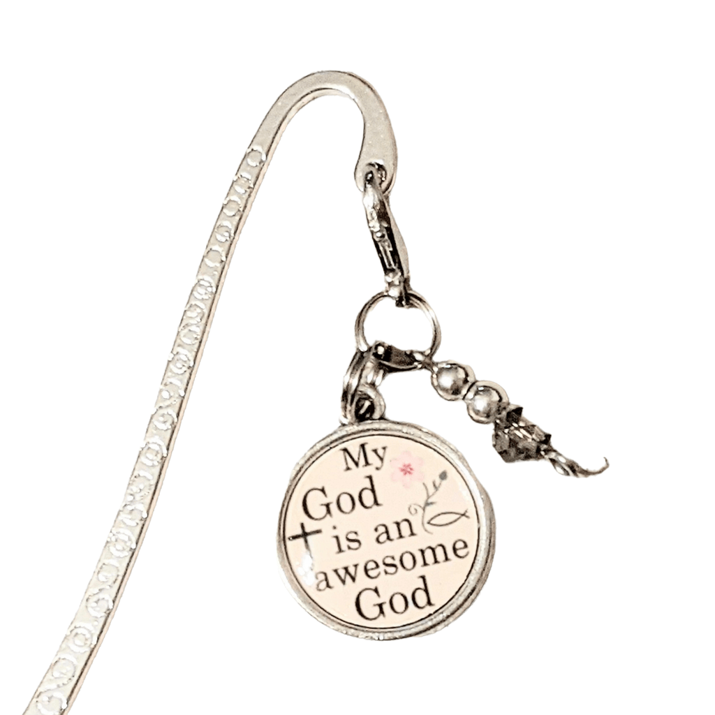Religious Gift Charm Bookmark- Choose one My God is an Awesome God