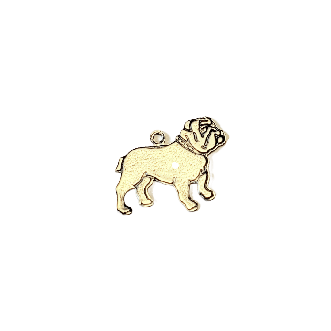 Stainless Steel English Bulldog Pendant
