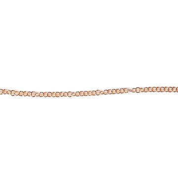 Rose Gold Small Rolo Charm Bracelet Base - D.I.Y. - BUILD YOUR CHARM BRACELET!