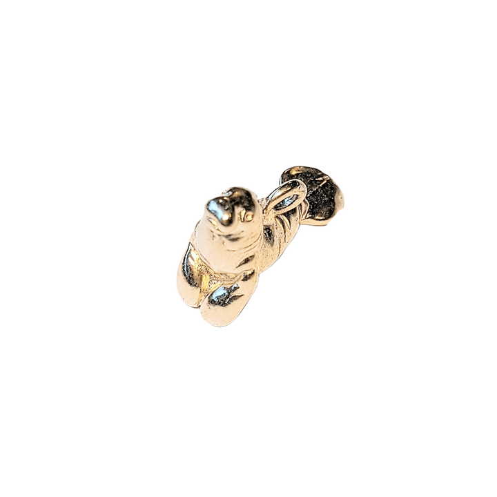 Gold Large Manatee Pendant