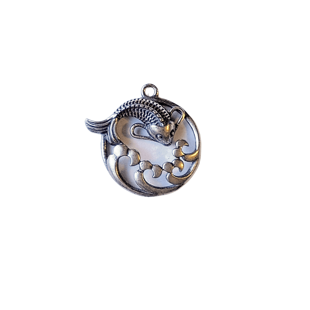 Sterling Silver Koi Fish Pendant