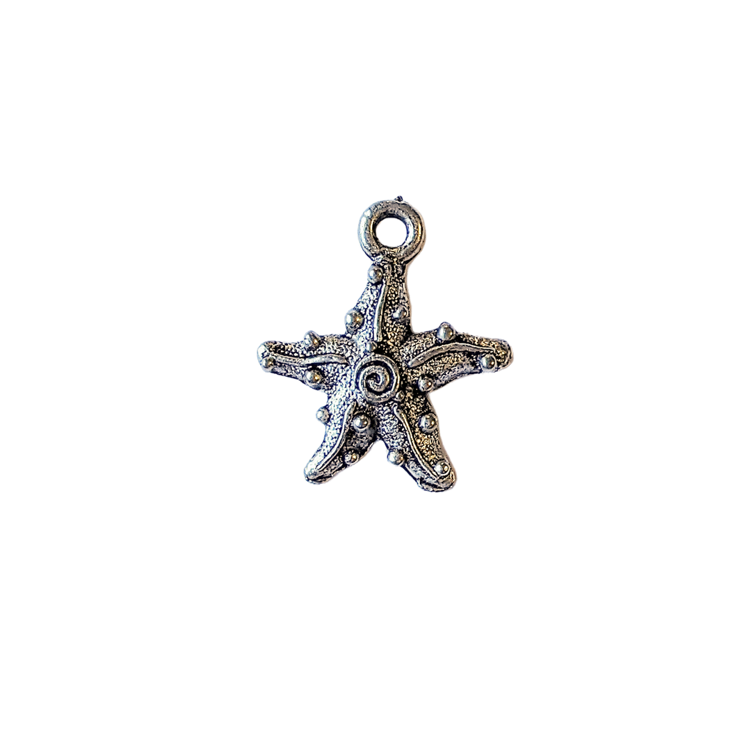 Silver Starfish Charm