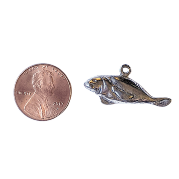 Silver Manatee Pendant