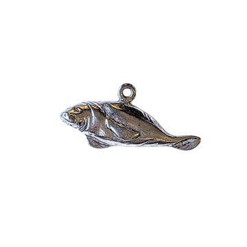 Silver Manatee Pendant