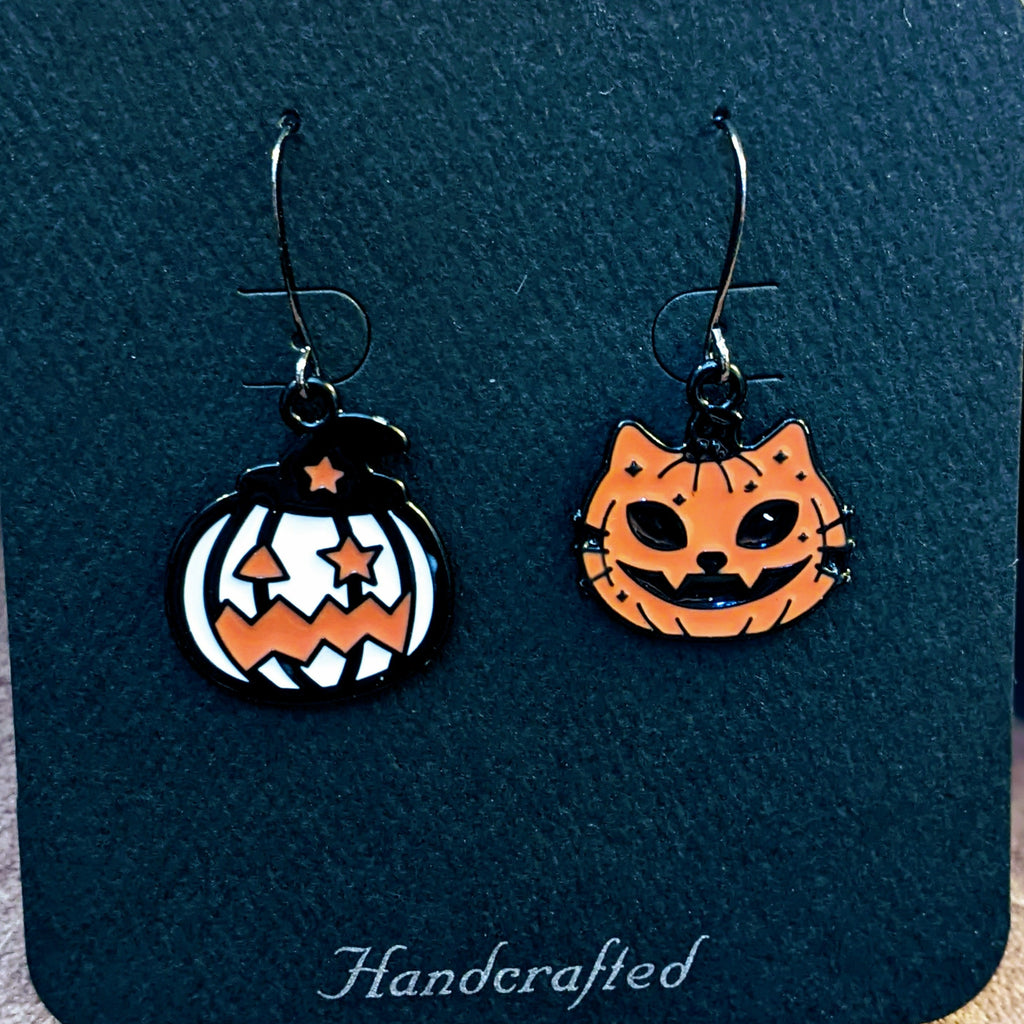Mismatched Halloween Earrings II