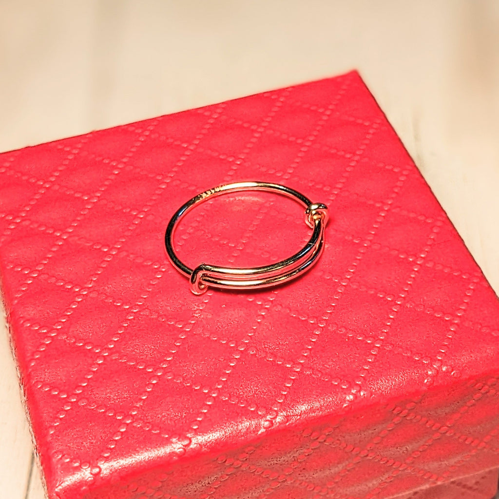 DESIGN YOUR Charm Ring, Adjustable 14k Gold Filled charm dangle ring