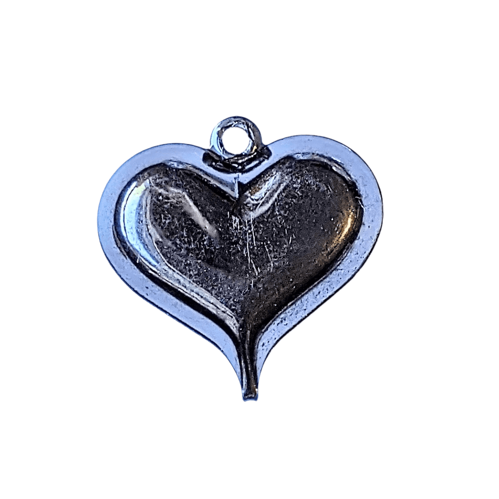 Black Large Heart Pendant